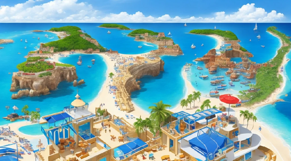 DreamShaper v5 An inviting travel agency with a wide range of 1